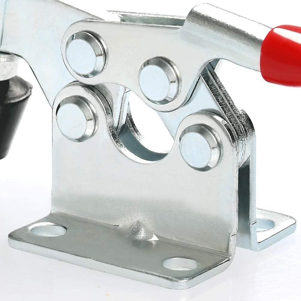 4PCS Toggle Clamp Vertical Hand Tools 201-B Horizontal Quick Release Toggle Clamp with 198Lbs Holdin