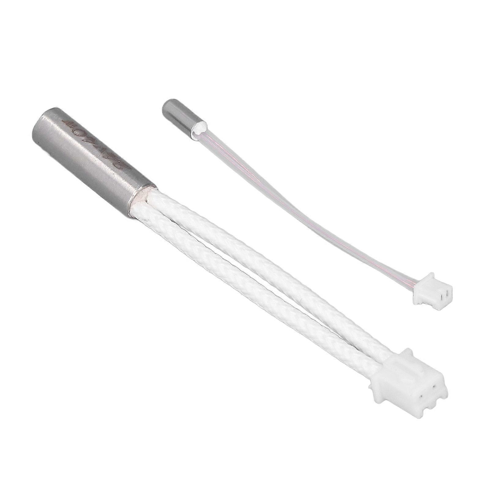Stainless Steel 3D Printer Heater Cartridge NTC100K Thermistor Sensor Set White for Ender 3 S1 Pro 24V 40W