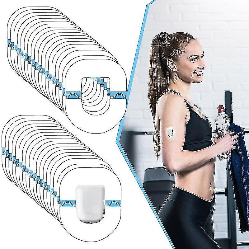 36 stuks waterdichte zelfklevende Omnipod-patches Doorzichtig