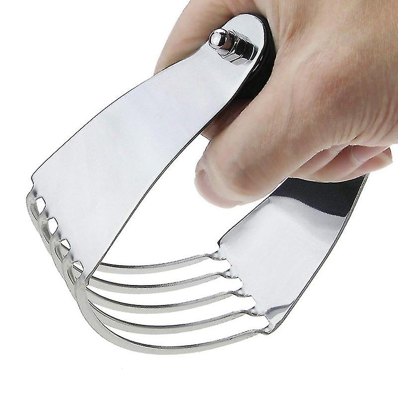 Simple Craft Pastry Cutter for Baking - Stainless Steel Pastry Mixer Tool with Comfortable Handle -