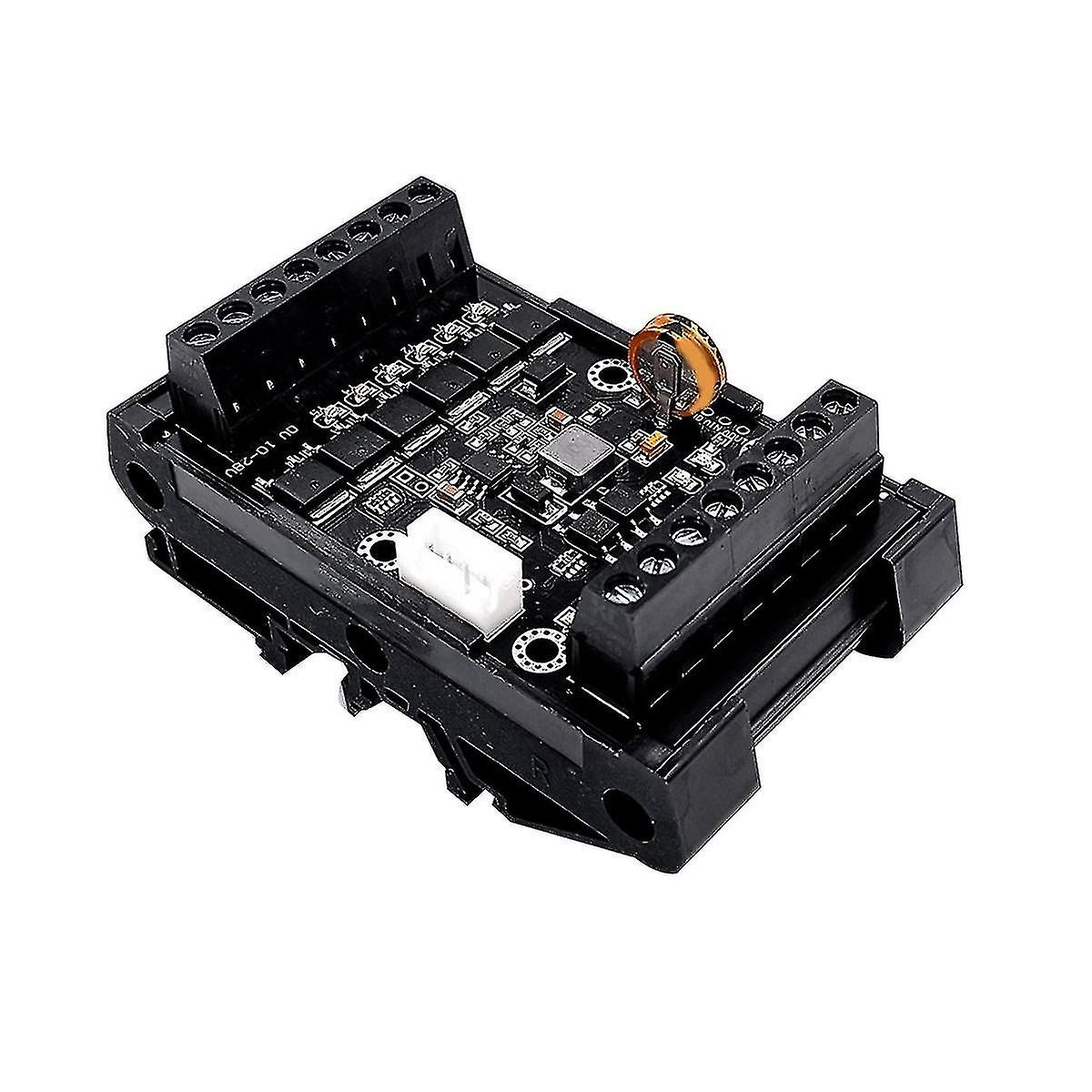 Fx1n-14mt Indrial Board+case Module Input / Output With Guide Rail Relay Mo