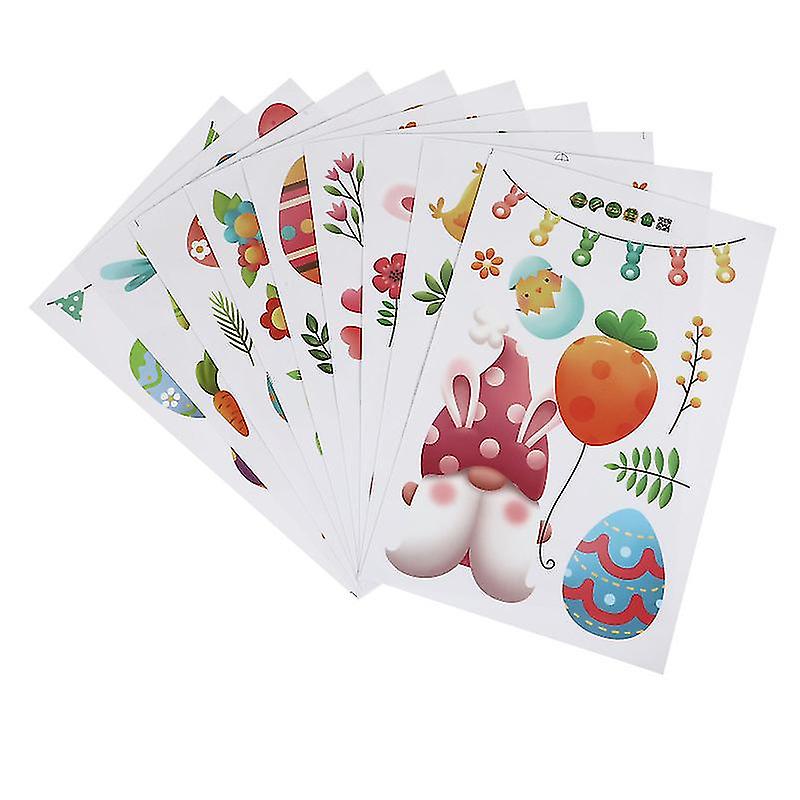 9pcs Easter Stickers