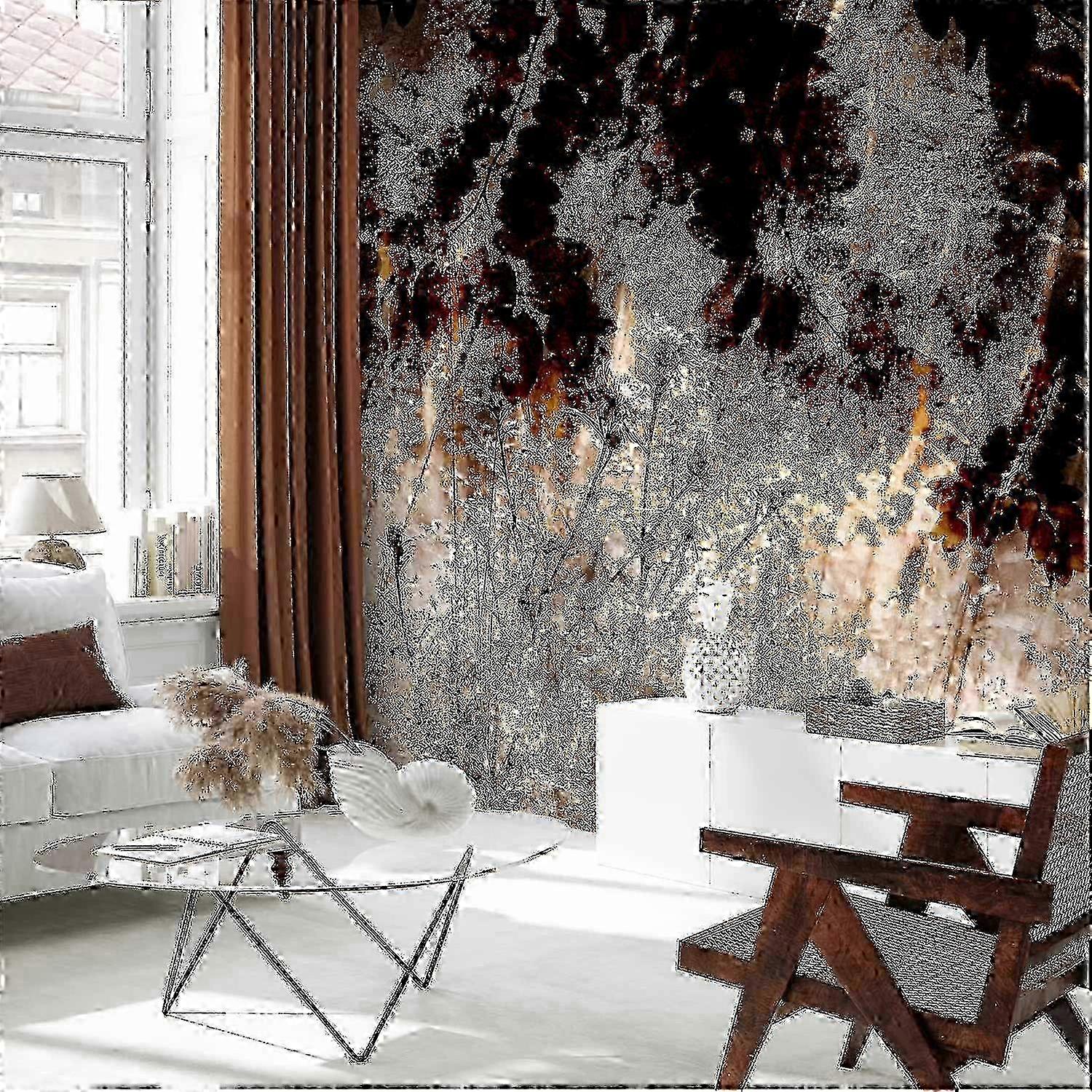 Selvklæbende vægmaleri - Retro Meadow