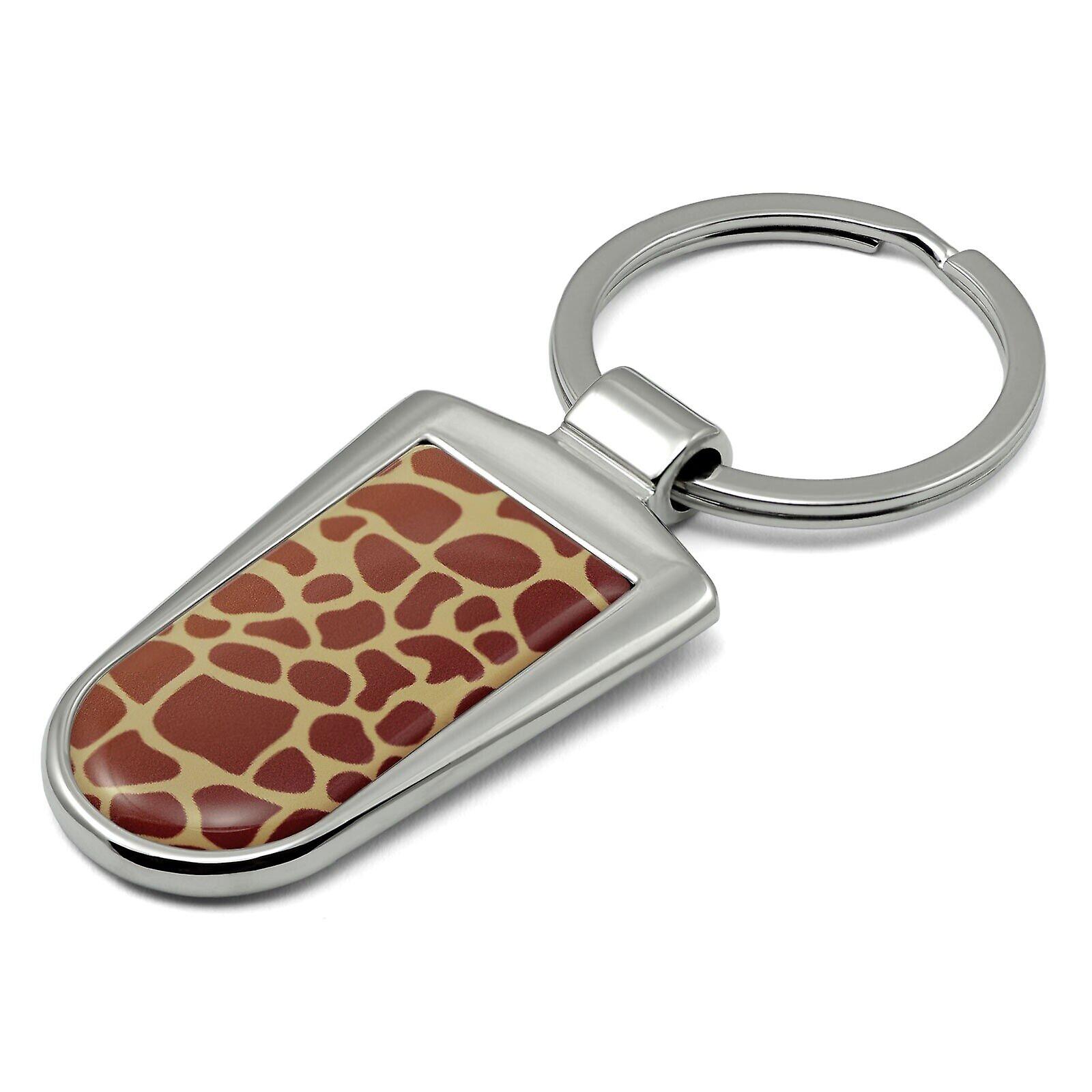 Giraffe Print Key Ring - KRG-50.15