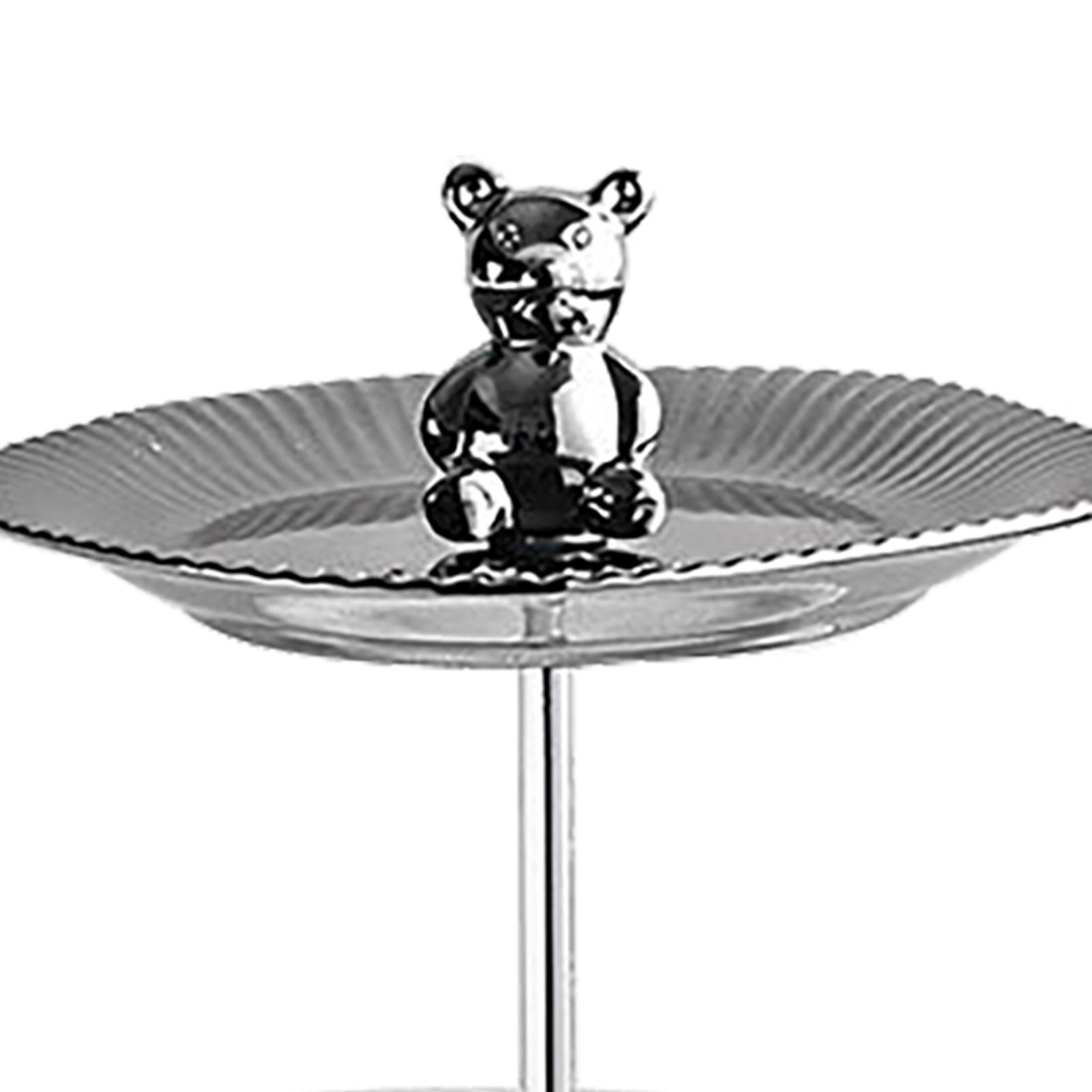 3-Tier Ceramic Metal Cupcake Stand Dessert Table Display Tray