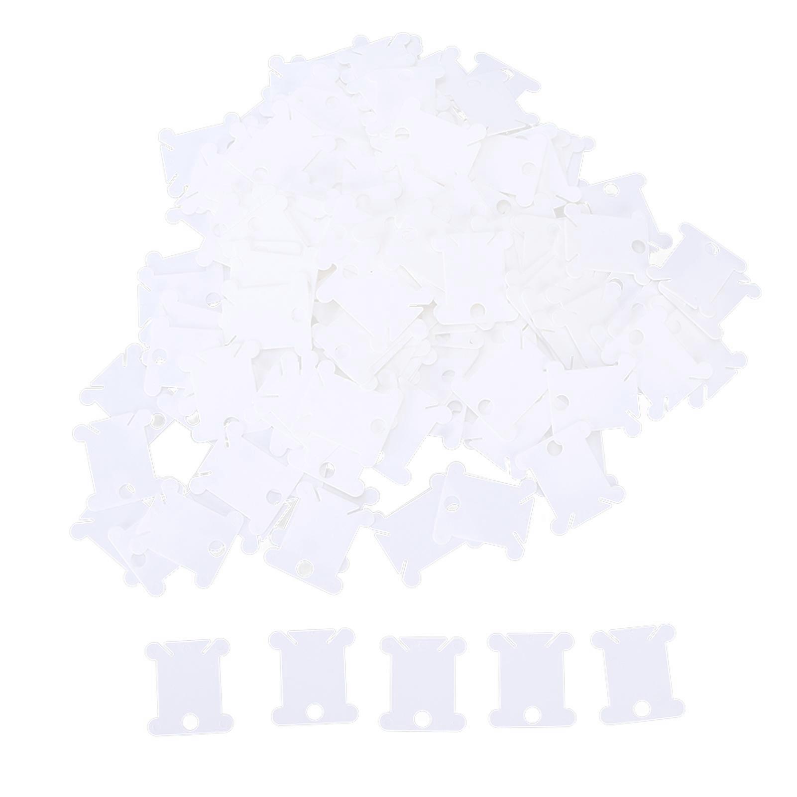 300pcs Plastic Floss Bobbin Sorting Storage Function Anti Rust Beautiful Practical Diy Sewing Thread Storage For Sewing