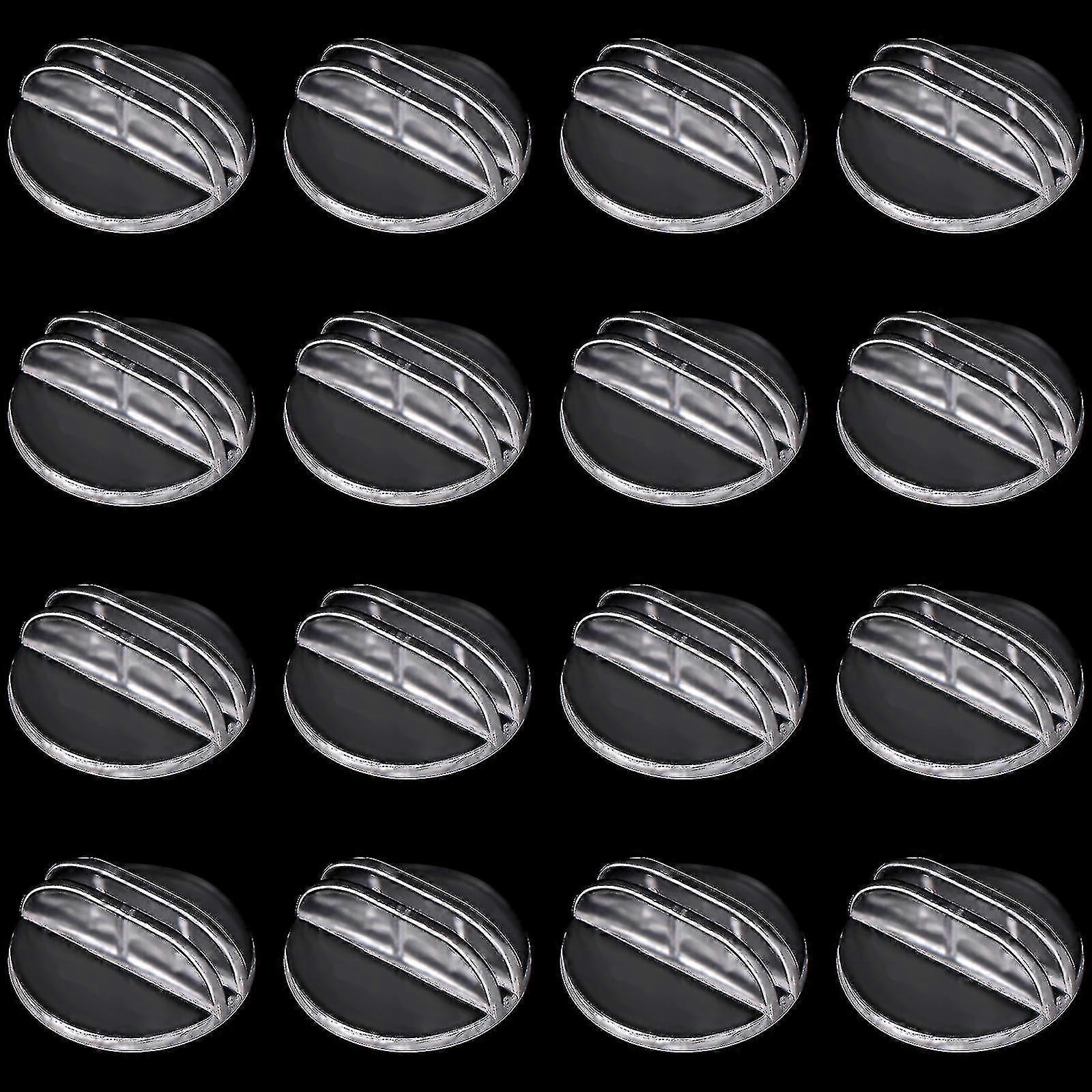 50 Pieces Game Card Stands Translucent Props Paper Board Card Stands-Good