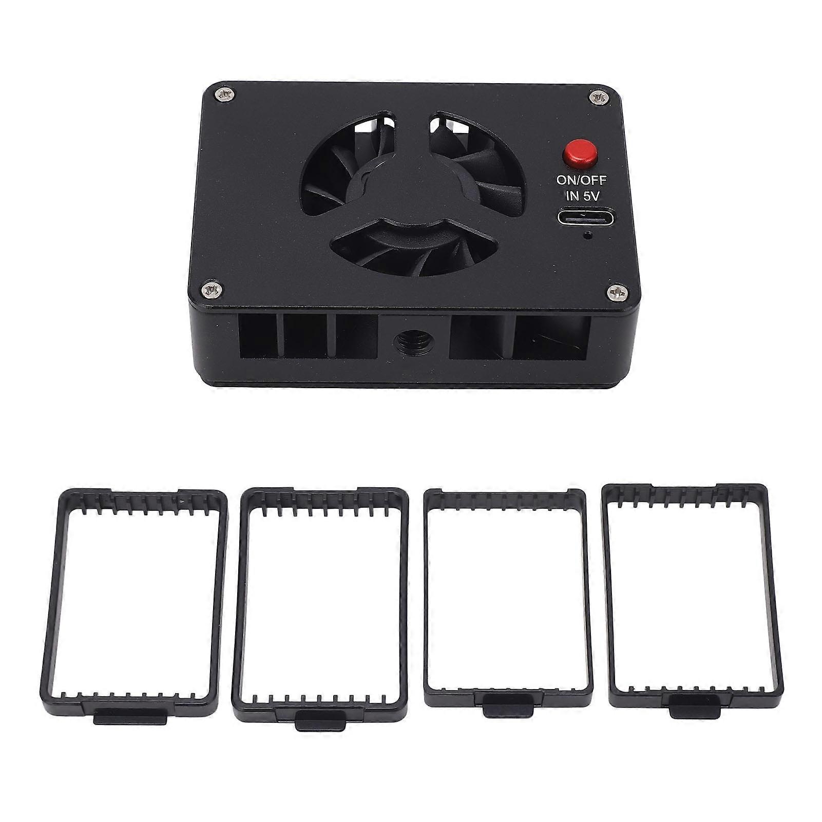 Ventilador de resfriamento da câmera semicondutora para A7M4 ZVE1 A6700 A7C2 ZV E10 ZV1 para Fuji XT4 para R6 R7 2 modos Tipo C Interface de baixo ruído