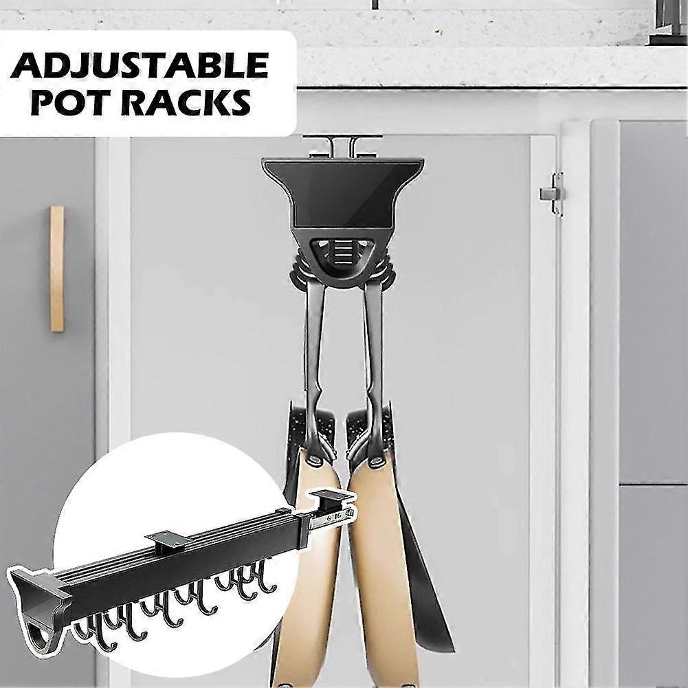 Adjustable Clothes Rails Wardrobe Pull Out Retractable Cabinet Clothes Hanger