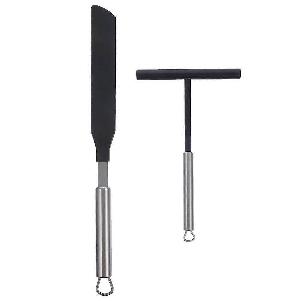 1 ensemble de spatule à crêpes en acier inoxydable