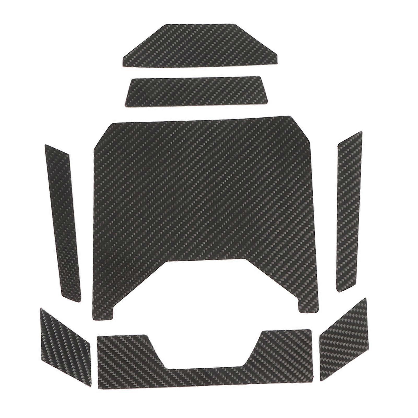 Center Console Storage Box Cover Trim Carbon Fiber Material Replacement for Polaris RZR PRO XP 2021+