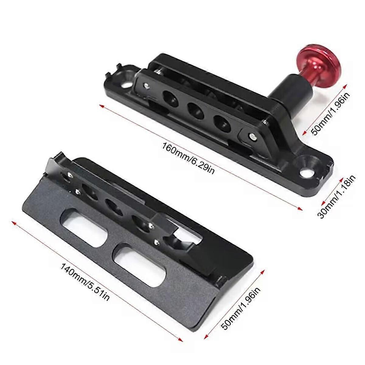 AUXITO Black Adjustable Fire Extinguisher Holder Mount Bracket For Jeep Wrangler, UTV, ATV