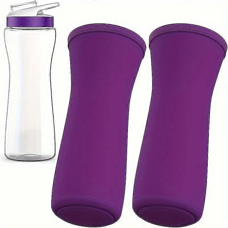Confezione da 2 manicotti per bottiglie d'acqua Cirkul, compatibili con bottiglie in plastica e acciaio inossidabile da 22 once, materiale in neoprene resistente al sudore