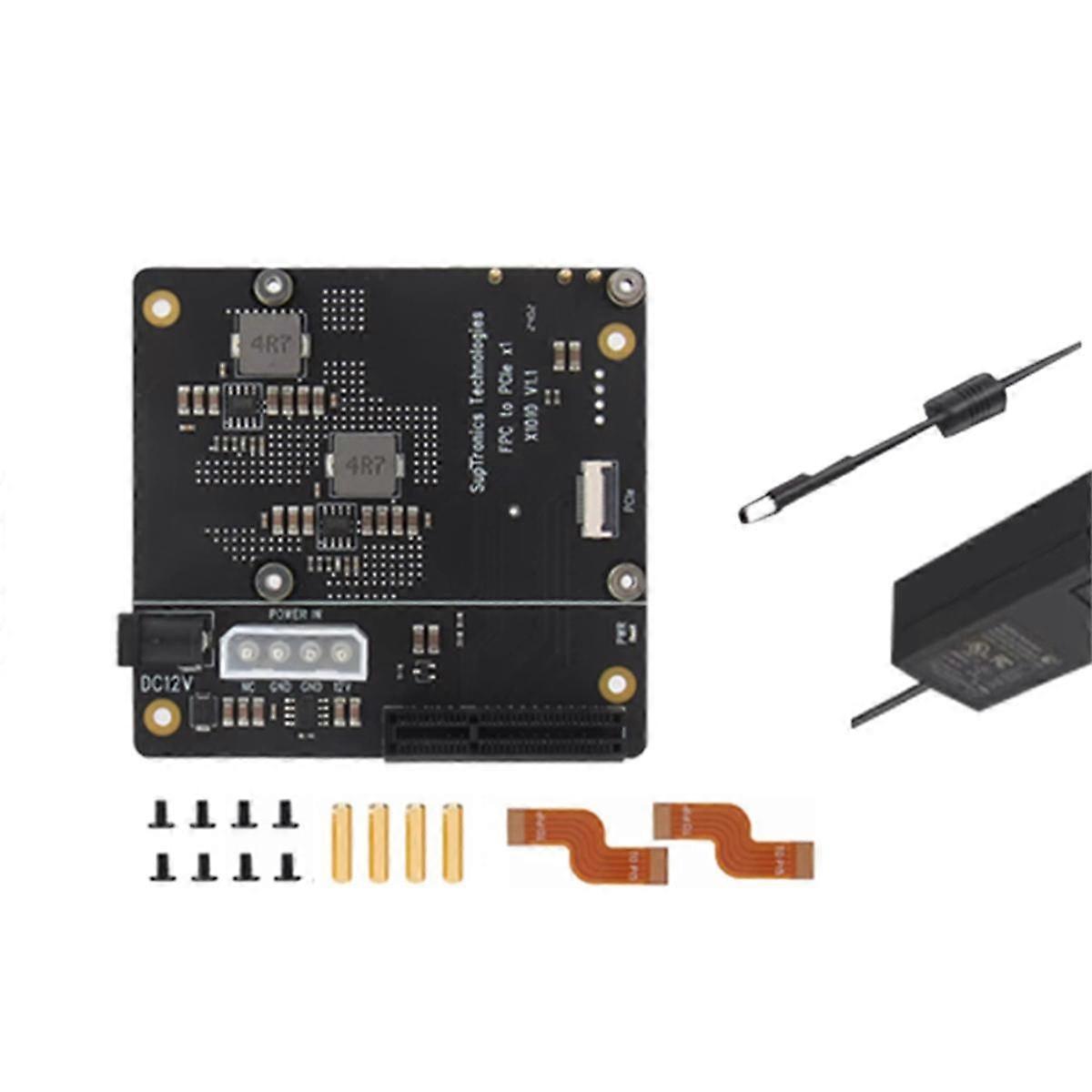 X1010 Expansion Board PCIe FFC Connector to Standard PCIe X4 Slot Expansion Board for 5 EU PLUG