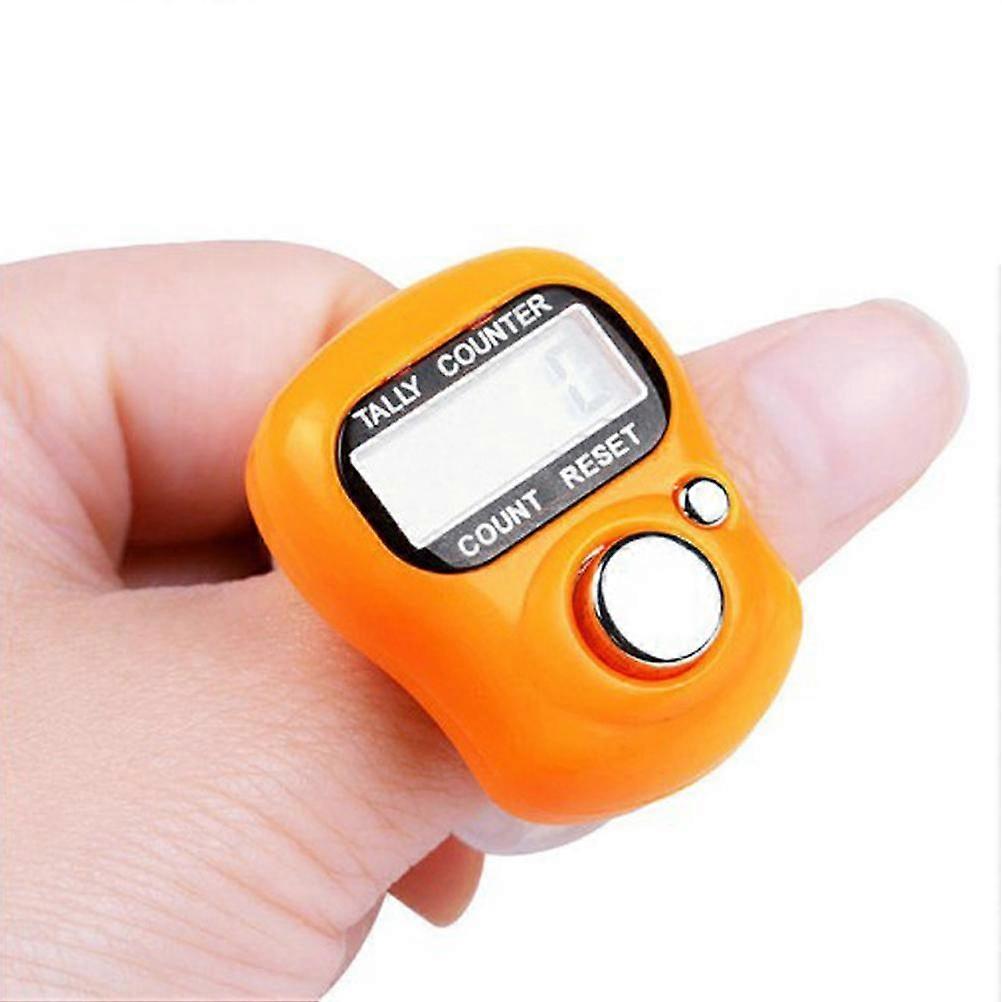 Digital Hand Tally Counter Portable Lcd Electronic Finger Hand Ring Knitting Row Tally Counter Fitness Finger Counter