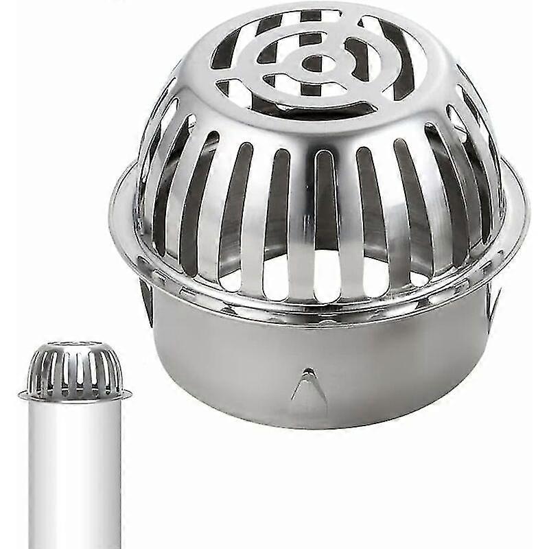 (diameter: 75mm304 rustfritt stål Gutter Leaf Guard - Gutter Guard - Leaf Catcher Filter For takrør, løv, mose