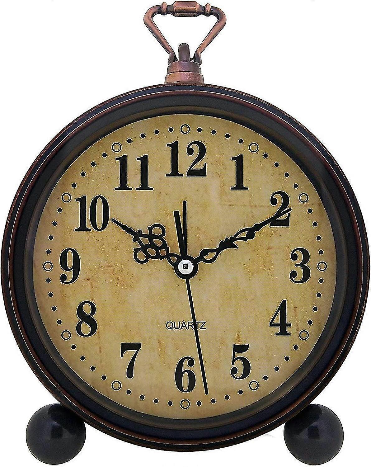 Desk Alarm Clock, Battery Operated Loud Alarm Clock -CHJR