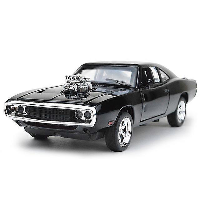1:32 Charger 1970 Diecast Pullback Muscle Car Model Repilca with Light Sound Scale Alloy Miniature Kid Boy Xmas Gift Toy
