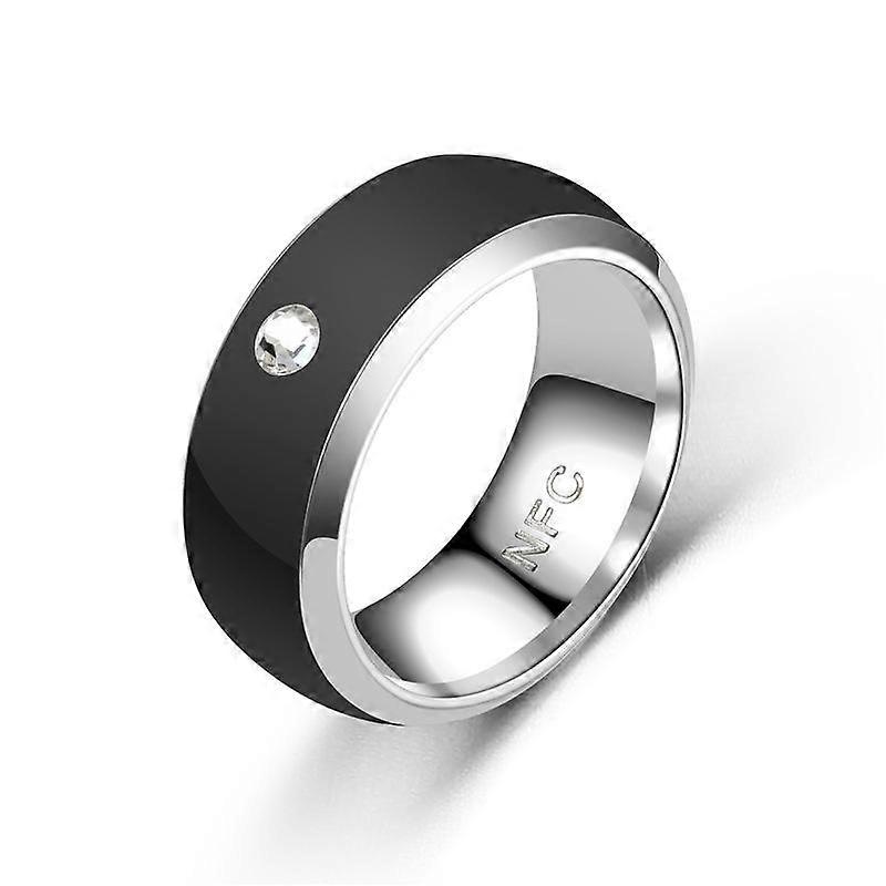 Zwarte Smart Ring Waterdichte NFC