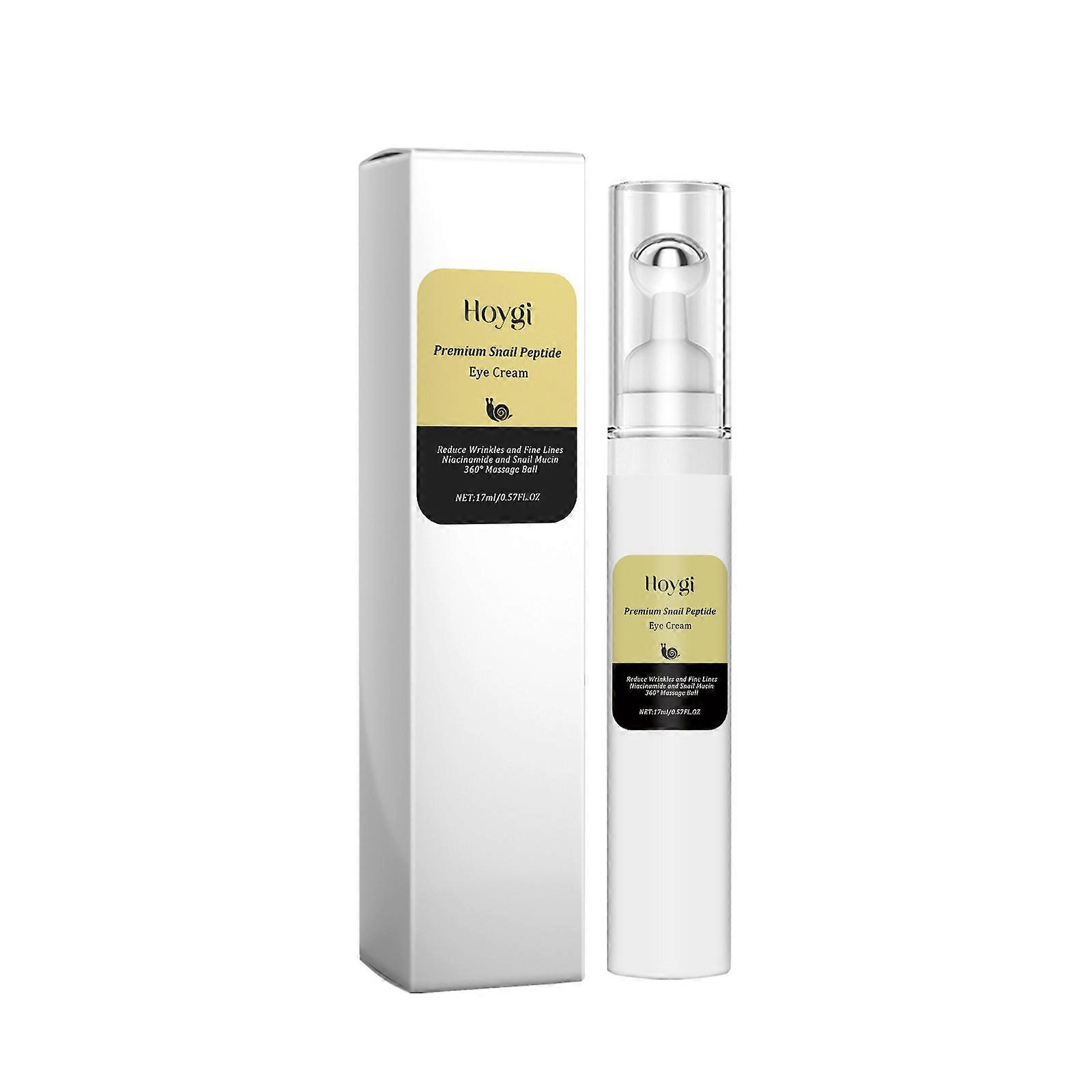 Snail Peptide Eye And Eye Roller Cream Moisturize And Firm Improve Dark Circles And Puffiness And Reduce Fine Lines 17ML