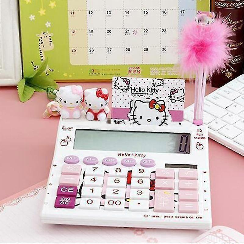 calculator solar clear notebook digits calculated