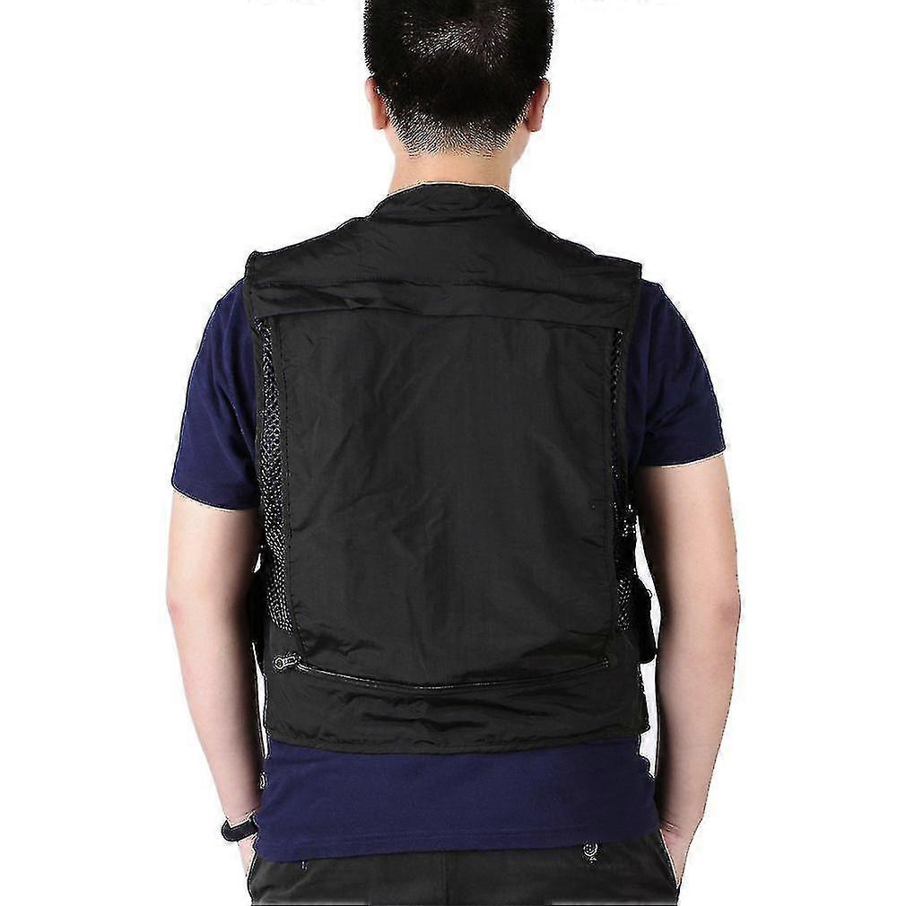 Lightweight Waterproof Buckle Jacket Sleeveless Anti-pilling Mesh Tank Top Garment