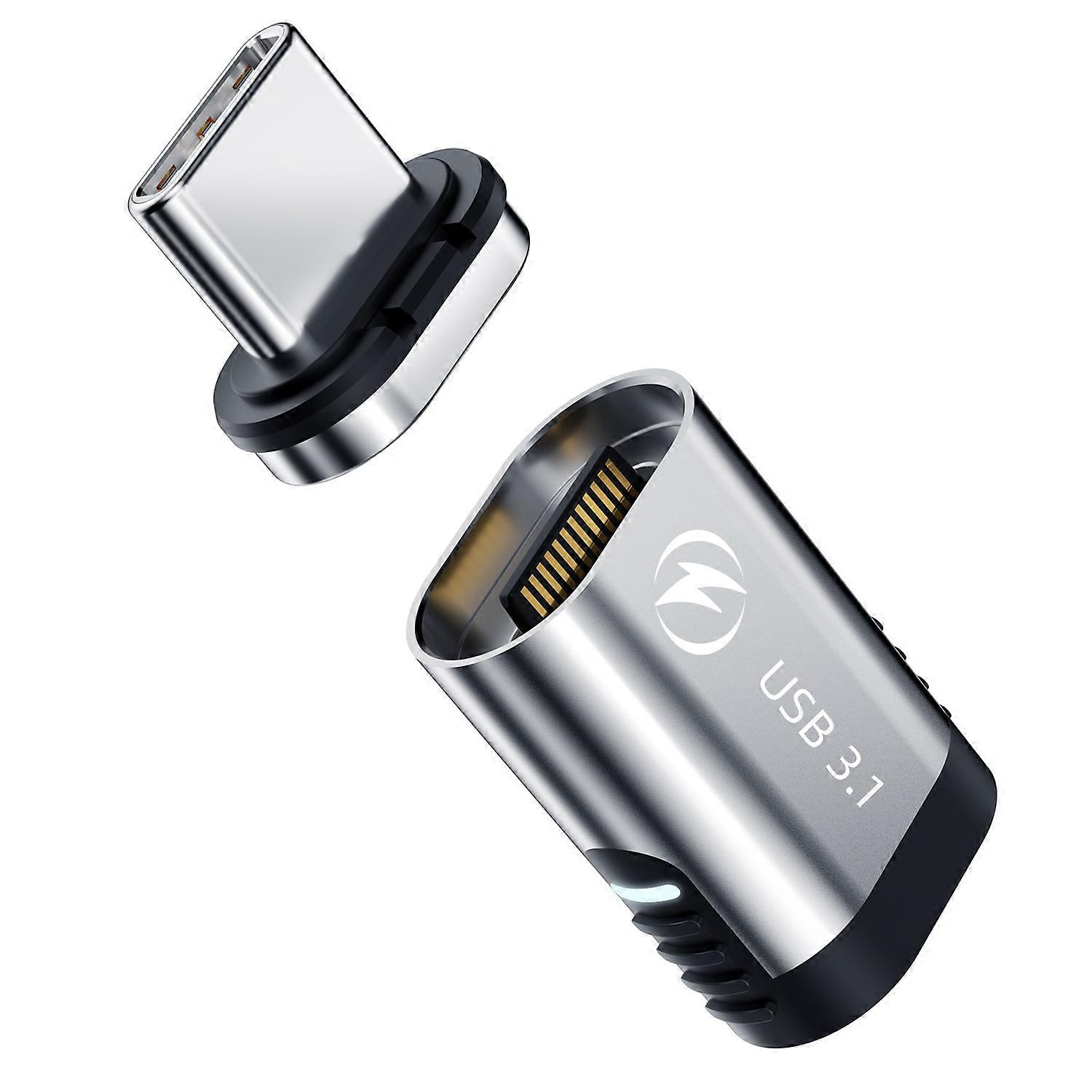 Adapter magnetyczny 24 PIN PD Quick Charge do MacBook Pro Air 100W Typ C3.1, USB C do Typu C, Złącze USB Type-C