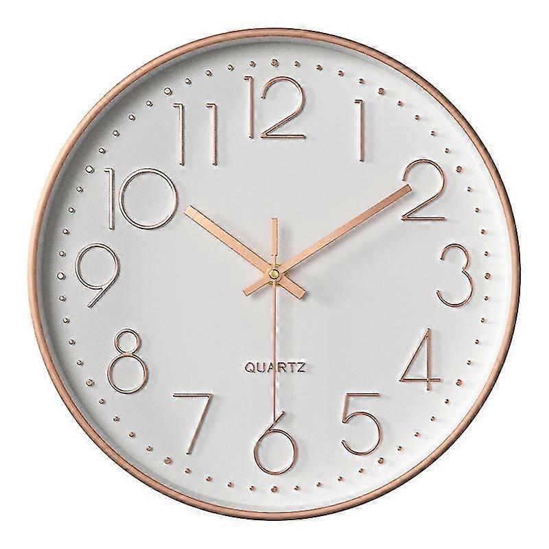 Wall Clock 12-inch Silent Non-ticking Wall Clock