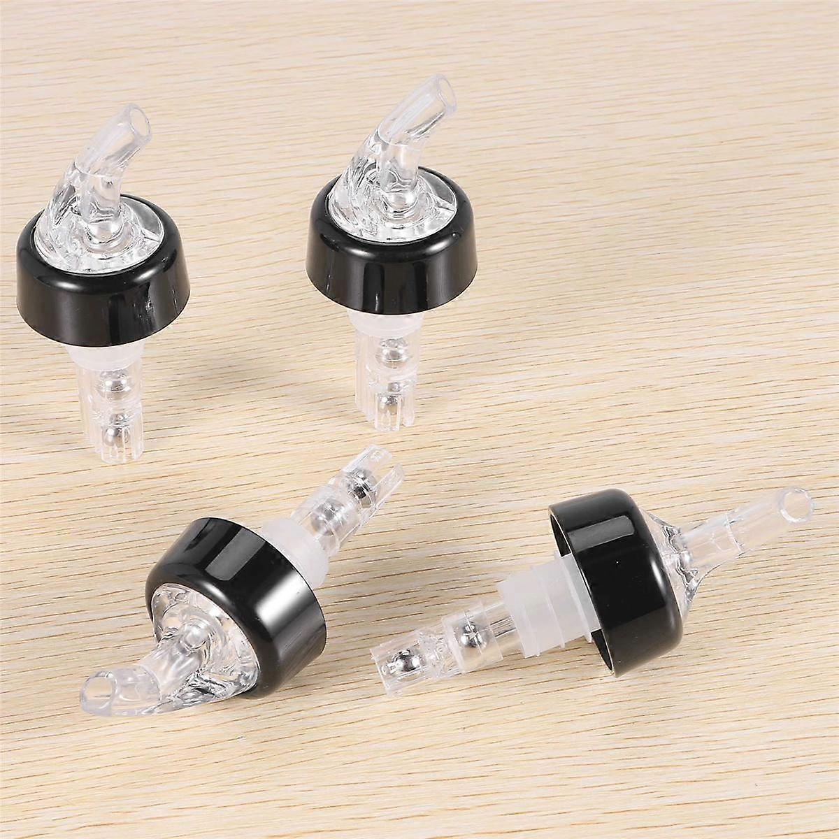 4 Pcs 1Oz Automatic Measured Bottle Pourer - Spirit Measure Pourer Drinks Wine Dispenser Home Bar T