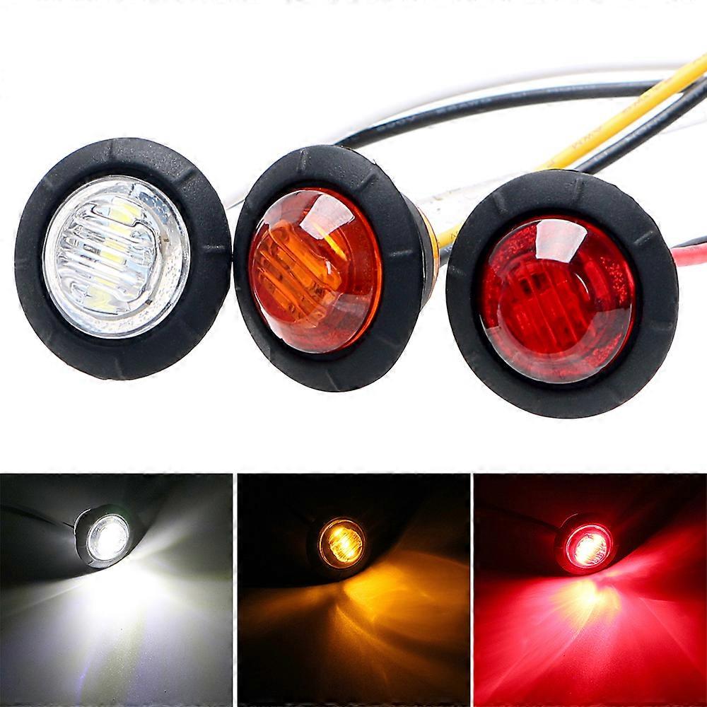LEEPEE 2Pcs/set Super Bright Signal Lamp Car Tail Lights Auto Car LED Side Marker Lights Car-styling