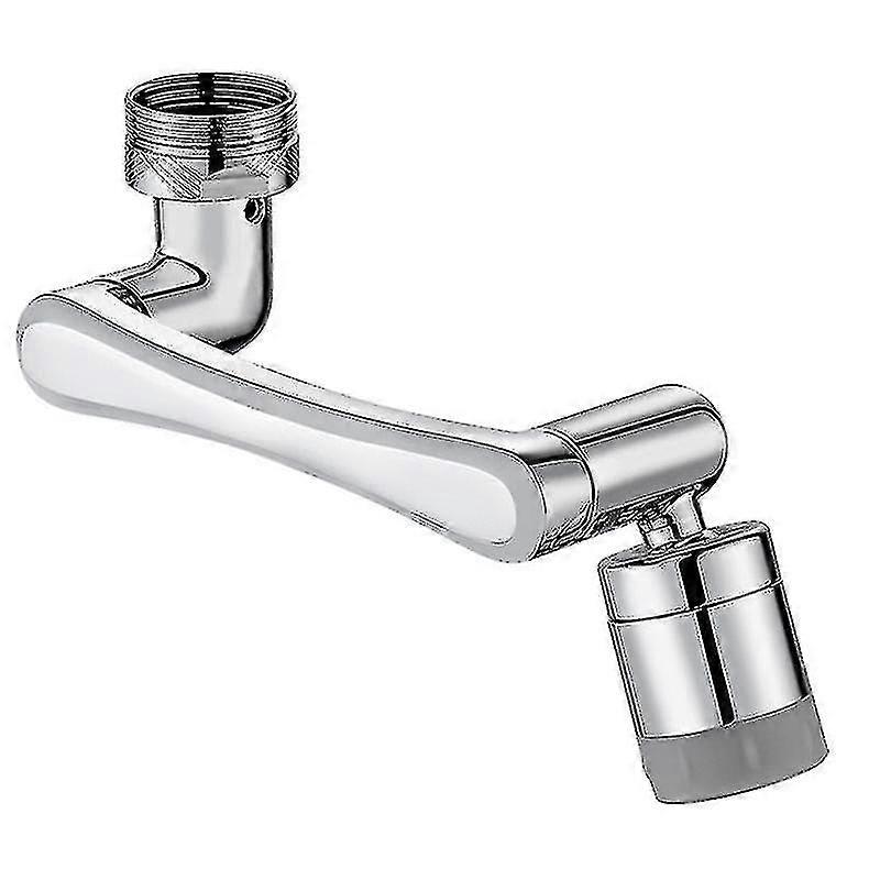 Faucet Extender Thread 2 Outlet Modes Plated 1440 Rotating Sink Fauc