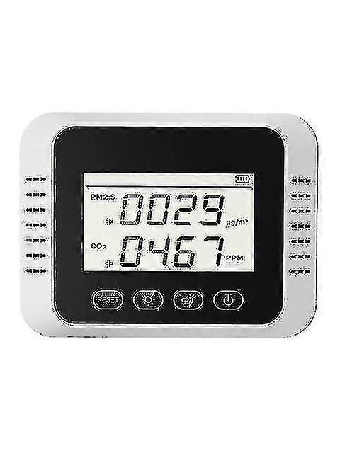 Digital Co2 Sensor Meter Ppm Pm2.5 Dioxide Detector Gas Yzer Detect Pm2.5 Meter Detector Pm2.5 Er