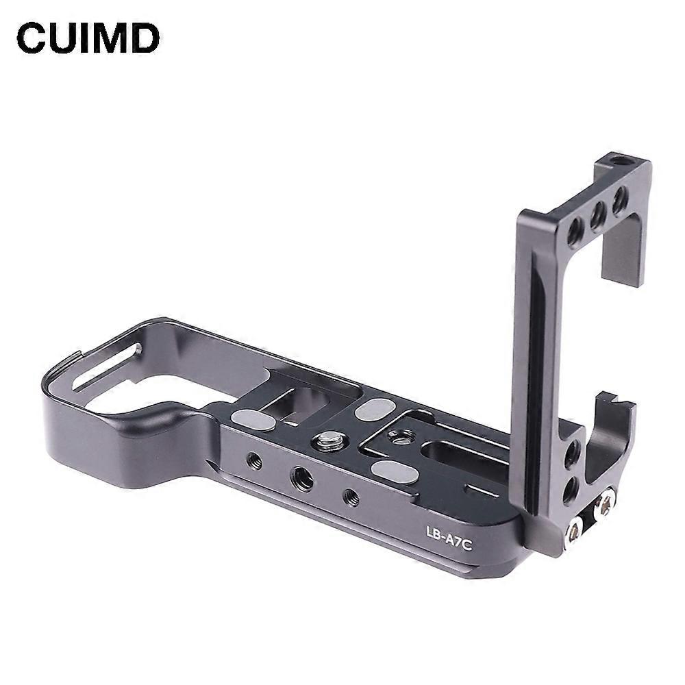 Vertical Shoot Quick Release Plate Bracket Hand Grip for Sony Alpha 7C E-mount Full Frame Mirrorless Digital Camera