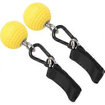 Grip Strength Trainer, 304 Stainless Steel Pull Up Grips Ball Lightweight Nylon for Arm Strength Training,2024 Ping