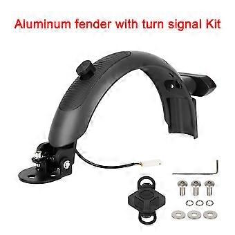 Hinterer Kotflügel mit Blinklicht Für Xiaomi M365 Pro Pro2 1S MI3 Scooter Aluminium Kotflügel Hinterer Kotflügel Reifen Splash Fender Guard