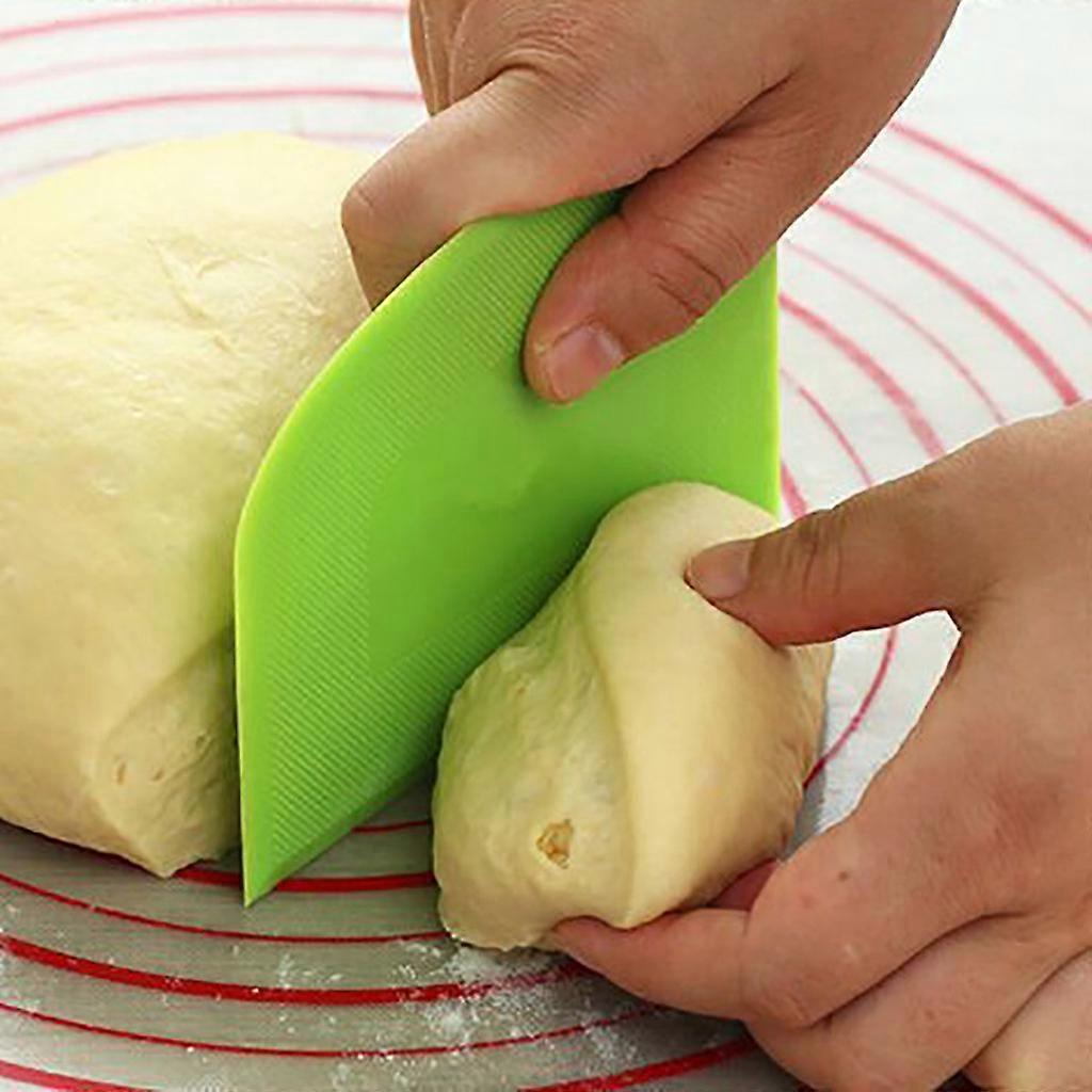 Plastic Cake Cream Spatula Dough Butter Batter Scraper Baking Tools