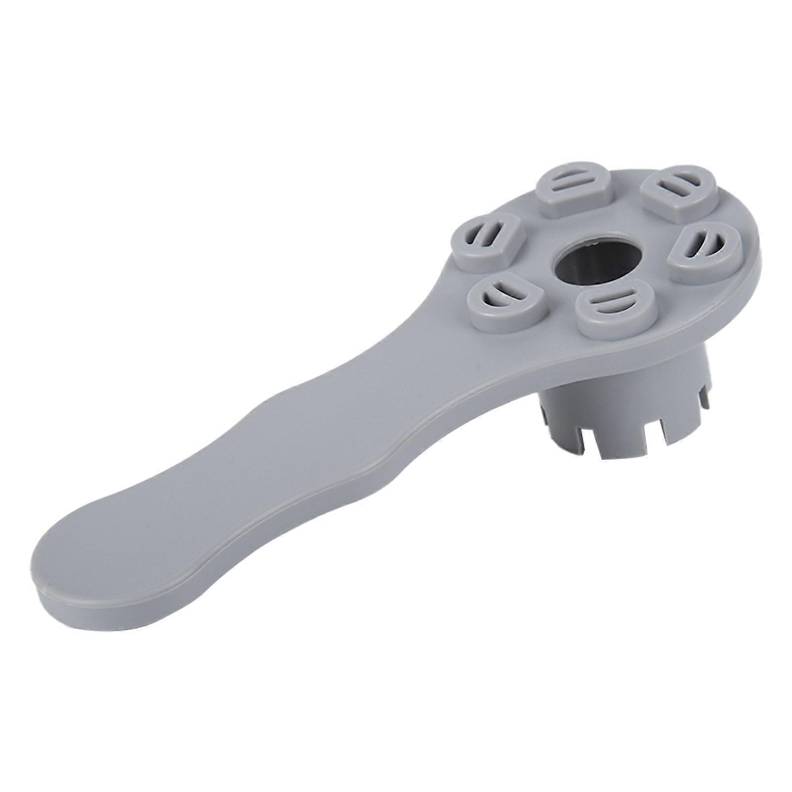 PVC 6 Groove Safety Air Valve Wrench Gray for Inflatable Boat Kayak Raft Dugout Canoe