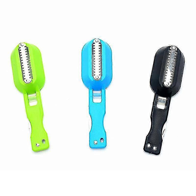 Multipurpose Fish Scales Graters Scraper Tools-black