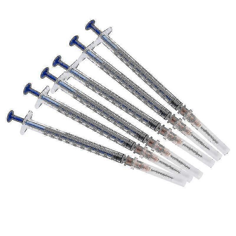 10pcs Syringes Blunt Needle 1ml Syringe Tip Needle  Protective Cover Cap Kit