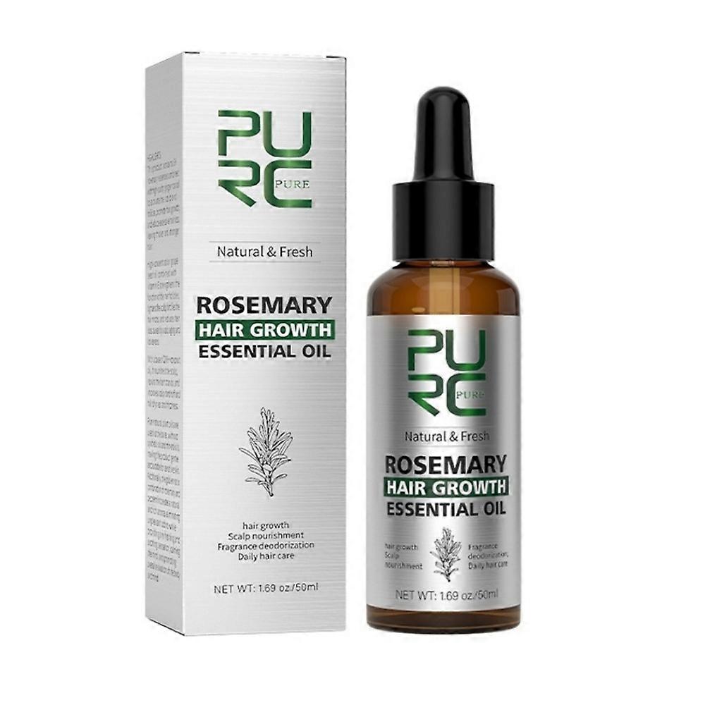 1-3X PURCローズマリーオイル育毛製品男性女性用ジンジャーアンチ脱毛早急再成長増粘オイル頭皮トリートメントヘアケア