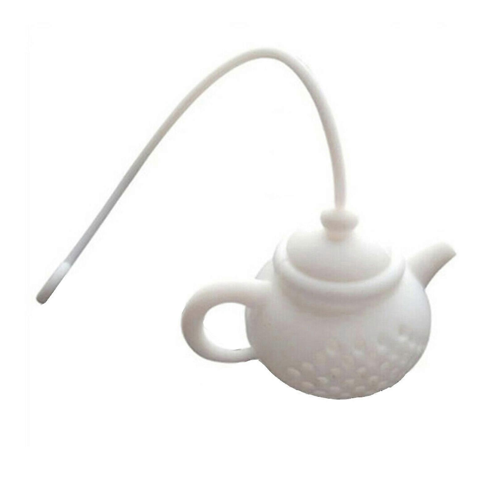 Durable Silicone Teapot-shape Tea Infuser Strainer Tea Bag Leaf Filter Diffuser