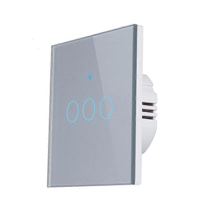 2/3/4 Gang Smart Light Switch Tuya Touch App Control NO Neutral Wire Required