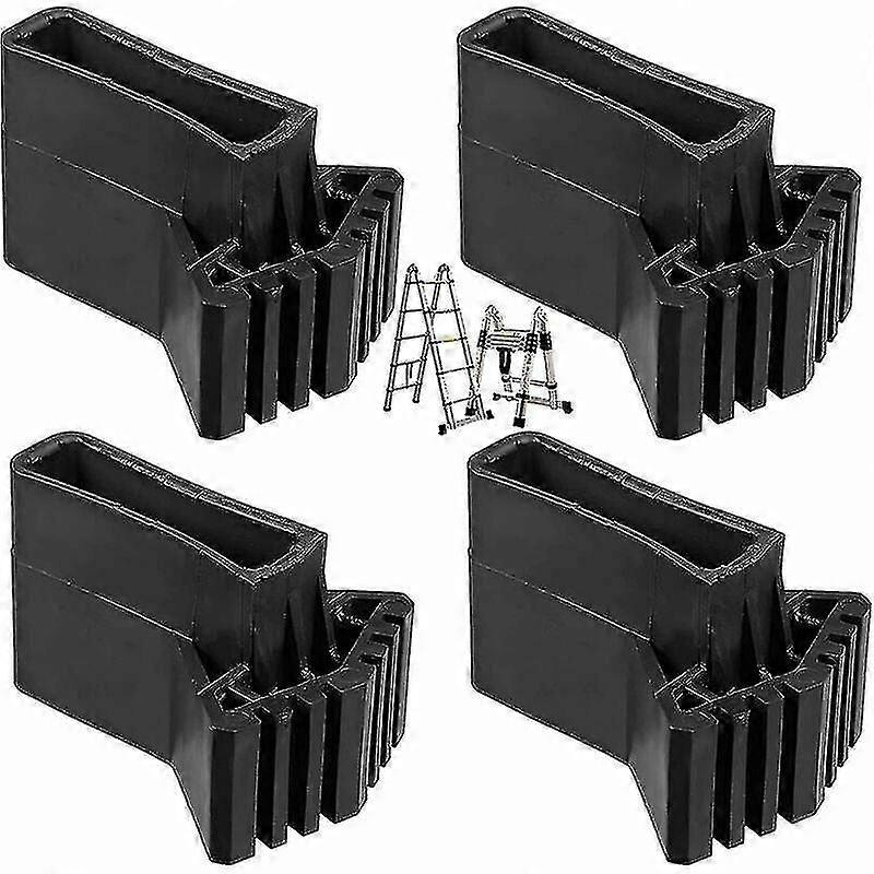 Ladder Foot Covers Feet Extension Ladder Feet Ladder Non-slip Rubber Pads Universal Non-slip Rubber Ladder Replacement Feet 4pcs