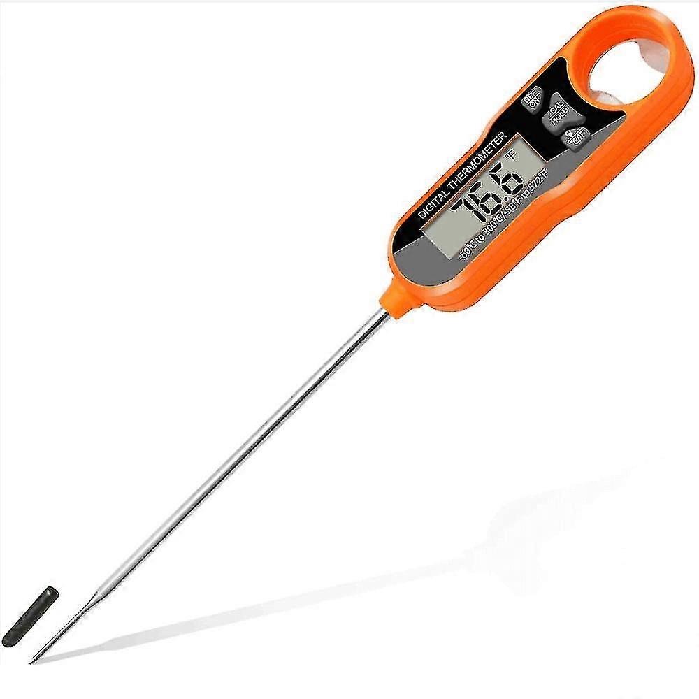 Orange Pen-type Barbecue Thermometer Probe