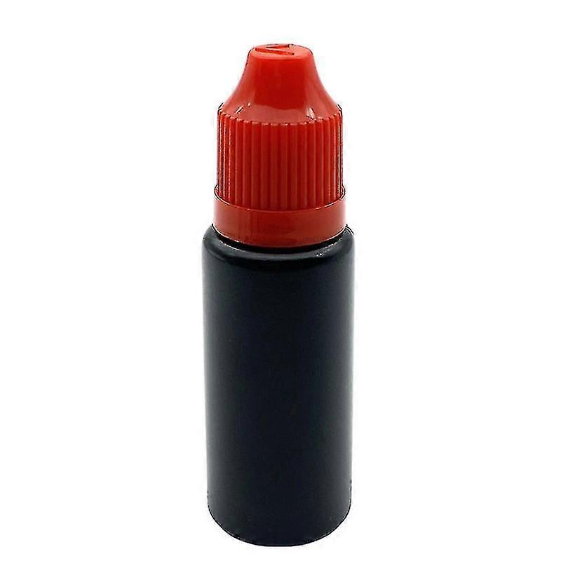 50pcs 15ml Empty Plastic Black Bottle With Childproof Cap Long Tip 15ml Dropper