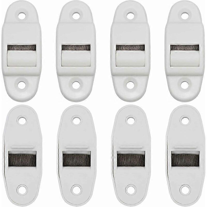 Roller Shutter Strap Guide with Brush Seal and Guide Roller, 8PCS