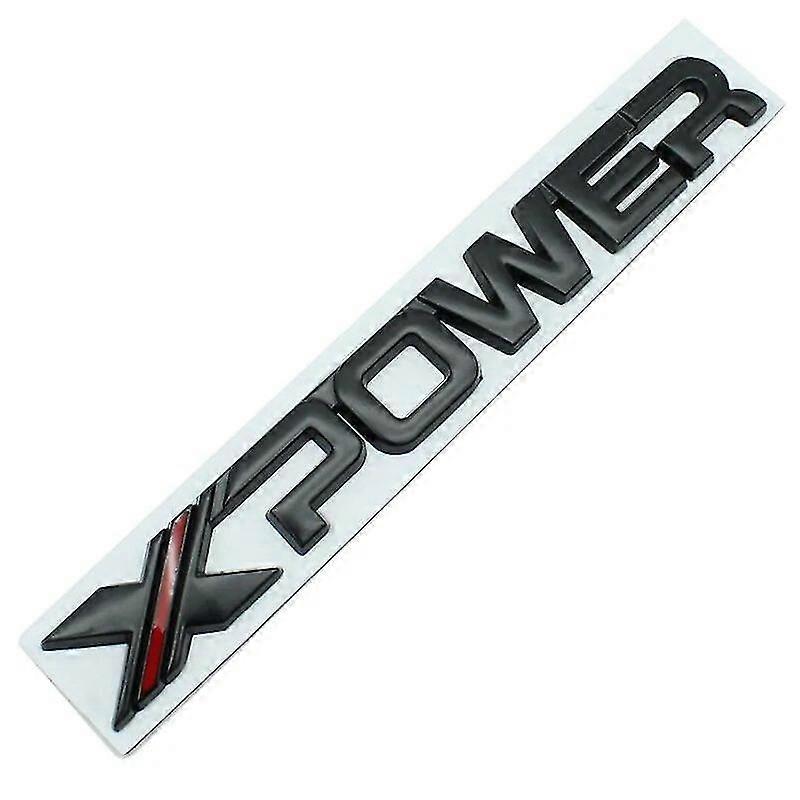 3d 金属黑色标志 X Xpower 标志汽车挡泥板徽章后备箱贴花适用于 Mg 5 6 Zs Ev Gs 350 360 Hs Ezs X Xpower Stikcer 配件 G