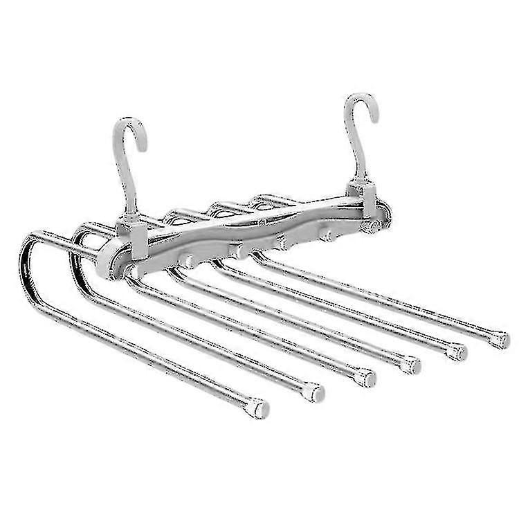 Folding Magic Pants Hangers Space Saving