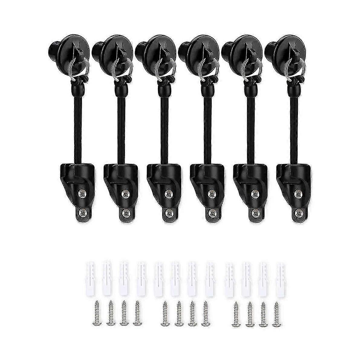 Upgraded Bungee Kit and End Cap Outdoor Roller Sun Shade Replacement Part Shade Tie Downs Elastic W