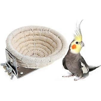 Lovebird and Small Parrot Cage Hatching Nesting Box,4.5 inches, comfortable nest for small and medium sized parrot, bird